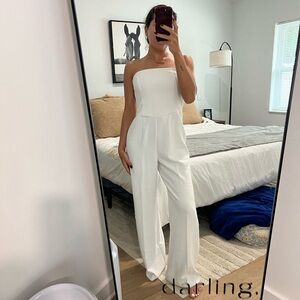 A&F strapless jumpsuit